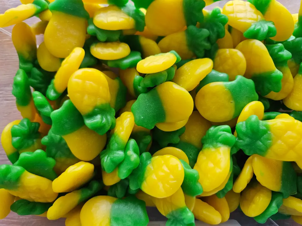 Bonbons Ananas lisses (vendu par 100gr)