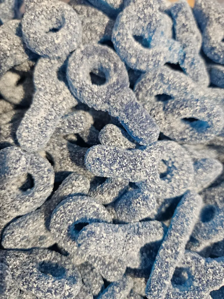 Tétines bleues acidulées (vendu par 100gr)