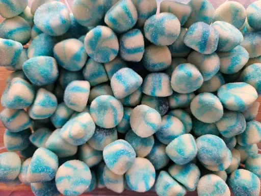 Bisous twist bleu (vendu par 100gr)