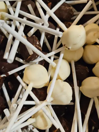 Sucette nougat chocolat (vendu à l'unité)