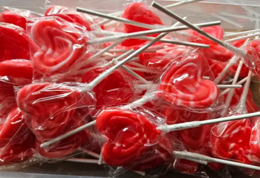 Sucette mini cœur ( vendu à l'unité)