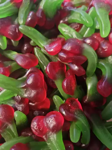 Cerises lisses (vendue par 100 gr)